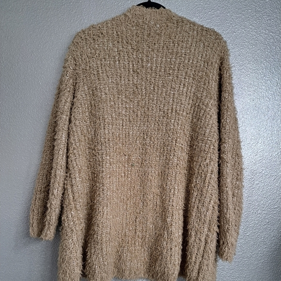 Kensie Open Front Eyelash Cardigan/Sweaterso   Size L - Picture 7 of 8